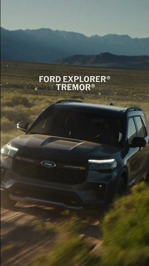 Road trips don’t need to end when the road does with the Ford Explorer® Tremor®.