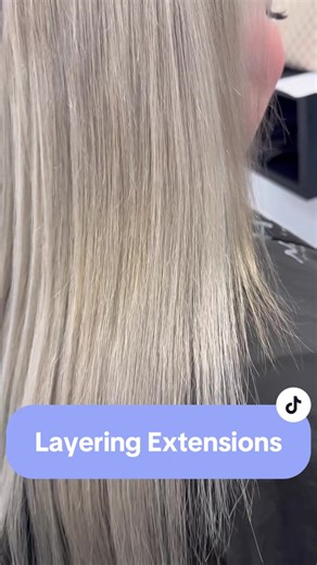 Layering Hair Extensions Tip for Thin Hair