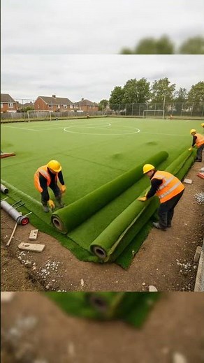 From Dirt to Pro Pitch ⚽ Incredible Youth Football Field Renovation Timelapse