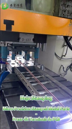 Stamping metal parts | Pressfit connector pins | PCB Pressfit terminals #pressfit #pcb #terminal