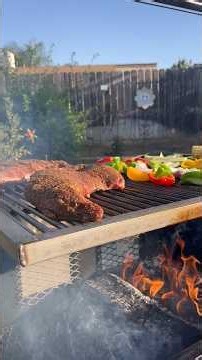 Let’s make some tri-tip on the Santa Maria barbecue grill #bbq #cooking #tritip #grill #dinner #fyp￼