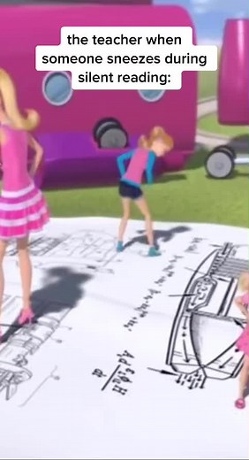 Sneezing on the Teacher - Barbie Life in the Dreamhouse