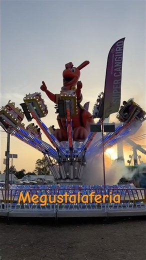 Free Fall Grasshopper Show at the #SanJuan #fairs in #Badajoz 2026