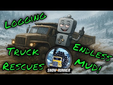 SnowRunner #LIVE - SnowRunner Chaos in Russia 🌲🚛 Log Runs, Truck Rescues & Endless Mud