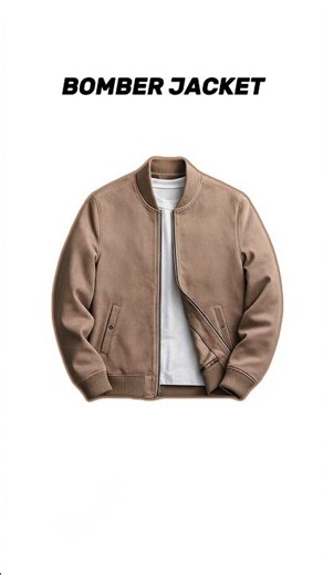 Casual Men’s Look | Beige Bomber #pintrest
