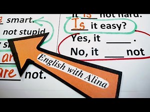 AM, IS, ARE | Positive, Negative & Question Forms: Practice English With Alina