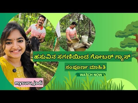 ಹಸುವಿನ ಸಗಣಿಯಿಂದ ಗೋಬರ್ ಗ್ಯಾಸ್ ಸಂಪೂರ್ಣ ಮಾಹಿತಿ