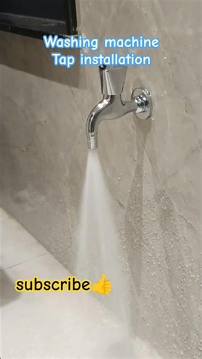 how to tap installation for washing machine #plumber #washing #machine #plumbing #work #shorts 👍