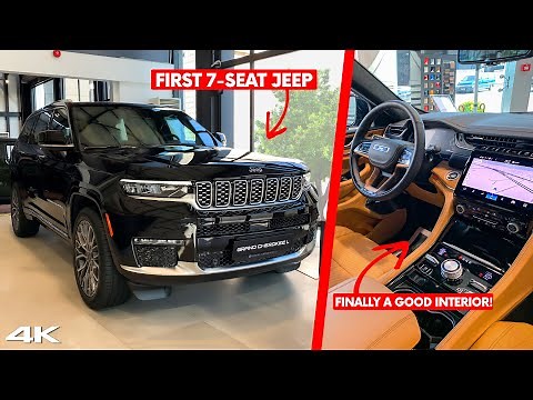 Inside the Expensive 2022 Jeep Grand Cherokee L Summit Reserve || Detailed Look at Uconnect 5
