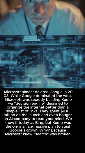 The Secret Microsoft Project That Scared Google 🤫 #shorts #tech