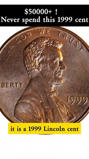 1999 cent Mule Clash Error, Super rare coin? $50000 ? · #coincollection #cent #rarecoins | HeritCoin
