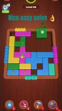 Nice Easy Solve 😌 | Wood Block Jam Level 66