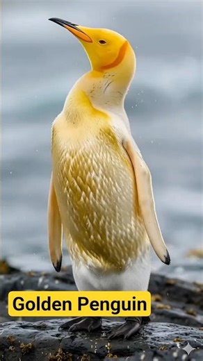 Ultra Rare Golden Penguin Discovered 🐧✨ | One in 120,000 King Penguin