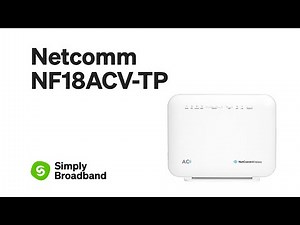 Netcomm NF18ACV-TP — Internet connection setup
