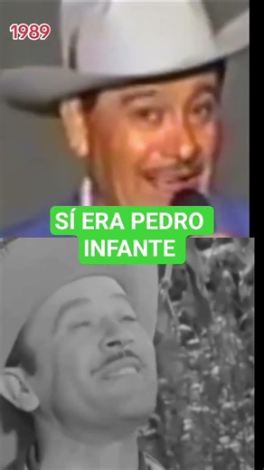Pedro Infante in 1989 singing "The Woodpecker Bear"