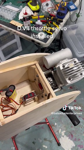 Balsa USA 1/4 scale D.VII build #balsausa #hobby