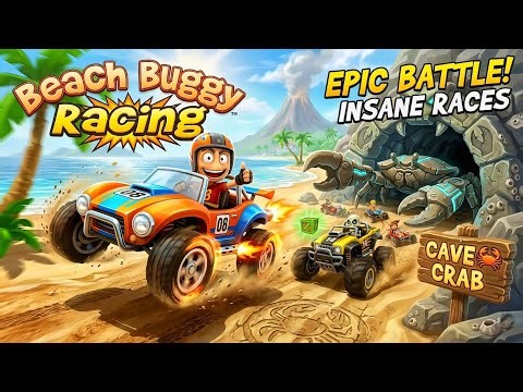 Beach Buggy Racing 🏎️ Cave Crab Speed Run 😈🔥 No Crash Challenge