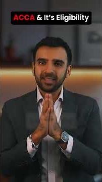 ACCA | Eligibility ‪@ZellEducation‬ Part-1