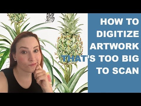 How to Digitise an Artwork that's Too Big to Scan