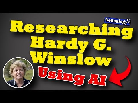 Genealogy for Hardy G. Winslow of Randolph Co. NC + Using Notebook LM and ChatGPT to Help! Revised