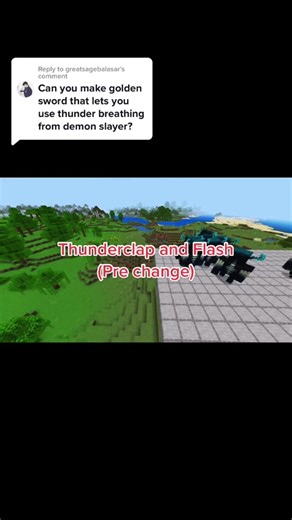 Thunder Sword Minecraft Tutorial Bedrock