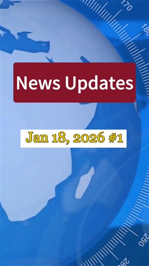 Daily U.S Headlines - Jan 18, 2026 #news #newsupdate #trump #breakingnews #usa
