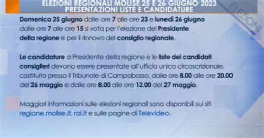 Elezioni regionali, la presentazione di liste e candidature