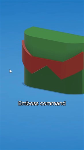 Emboss command in Fusion 360✉️📧.#fusion360 #solidworks #cad #engineering #3dmodel | Cadacceler