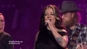 In case you missed it, Ashley performed "When Will I Be Loved" from #Lindeville with Pillbox Patti, Brandy Clark, Caylee Hammack, and John Osborne LIVE on the #CMAawards! Watch the full performance here: https://lnk.to/AMLindevilleCMAs | Ashley McBryde