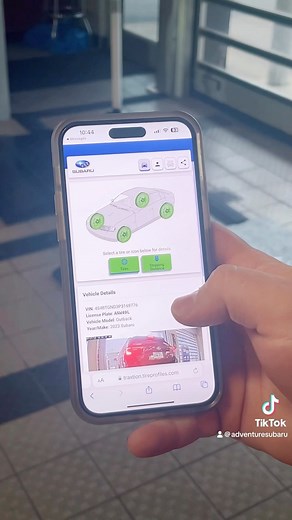 Kris shows us the new traction machine to scan your tires when you come in for service. Thanks, Kris! #subaru #subaruservice #techtalk #technology #adventuresubaru #askanadvisor #serviceadvisor | Adventure Subaru