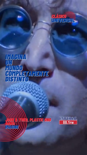 #ClásicoUniversal ¿Sabías que en la presentación de “Imagine” en el One to One Concert de 1972, John Lennon decidió interpretarla en vivo por primera vez en un gran escenario para apoyar a escuelas de educación especial en Nueva York? 🎹✨ Acompañado por Yoko Ono, la Plastic Ono Band y Elephant’s Memory, Lennon convirtió ese momento en una de las versiones más emotivas y poderosas del clásico. Una interpretación que no solo tocó corazones… también cambió vidas. 🌟💛 #Universal881 #JohnLennon #Ima