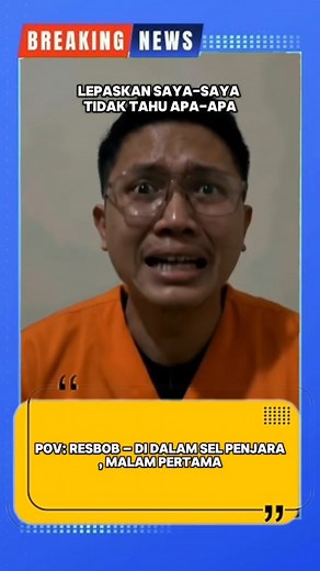 RESBOB MASUK BUI: TANGISAN MENYESAL SETELAH HINA SUNDA