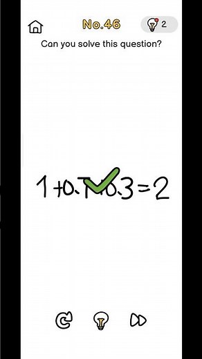 level 46 | brain out | can you solve this question?