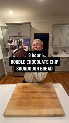 8 Hour Double Chocolate Chip Sourdough Bread Recipe