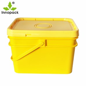 [Hot Item] Rectangle Bucket Cleaning Square Bucket 8L Capacity for Paint