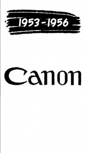 canon logo evolution #canon #japan #camera #printer