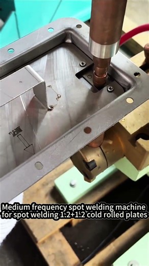 Medium Frequency Spot Welding Machine for Spot Welding 1.2mm + 1.2mm Cold Rolled Plates