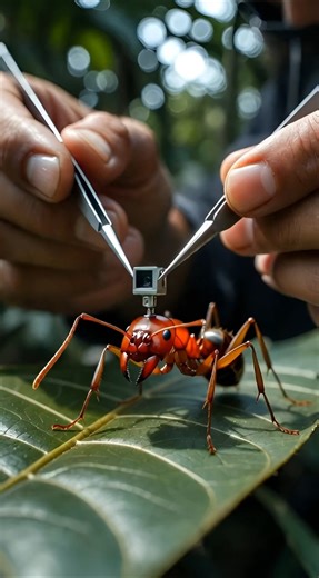 Put a Camera on a Leafcutter Ant and Followed It #wildlife