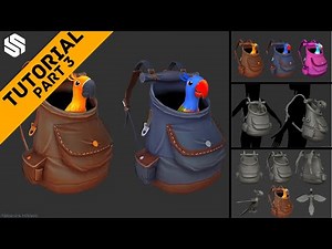 Stylized Game Assets Tutorial for Beginners: Part 3 [TEXTURING IN SUBSTANCE PAINTER & 3D Coat]