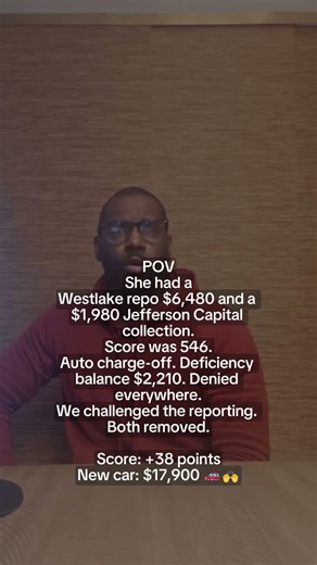 This Auto Repo Was Ruining Her Credit Until Now #shorts