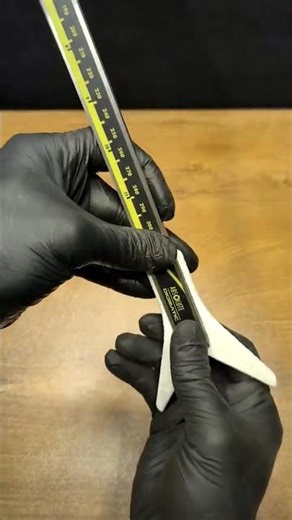 Made a caliper attachment for measuring radius