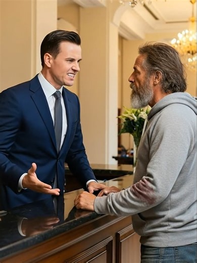 Homeless Man Dismissed at a Luxury Hotel—Then the Clerk Checked the Reservation Name #lifelesson #kindness #respect