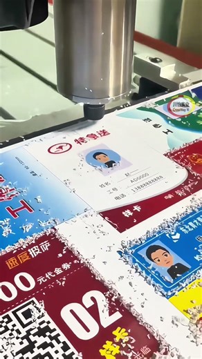 CNC Cutting Plastic Pvc Cards for Signage