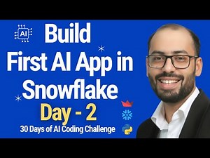 Day 2: First AI Call with Snowflake Cortex AI | 30 Days of AI Coding Challenge