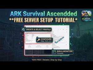 ARK Survival Ascended FREE Server Setup Tutorial 2026