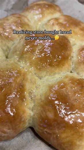 Real food, real simple. 1C warm water 1/2 beaten egg 2 T olive oil 1/2 t salt 2 T honey 3 C bread flour 1 T instant yeast Program for setting 11, the dough cycle. Press start. Once the maker is finished dont open the door, but allow to rise in the maker for 45-60 mins. Punch down dough. Divide into 8 equal pieces & place on baking sheet. Cover and allow to rest 30 mins. Uncover and bake at 400 for about 20 mins or until golden. Enjoy! #breadmaker #breadmachine #realfood #freshbread #homemadebrea
