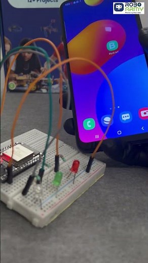 DIY Multi LED blinking Using ESP #roboarmy #scienceproject #arduinoproject #esp32project #ledlights