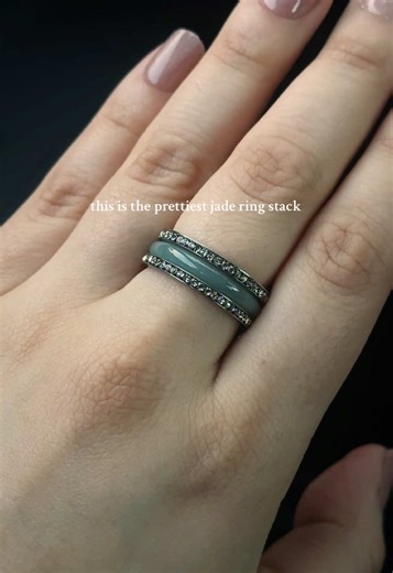 Stunning Jade Ring Stack Showcase