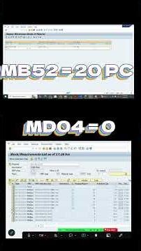 SAP Surprised Me… MB52 and MD04 Told Different Stories 😳 #Shorts