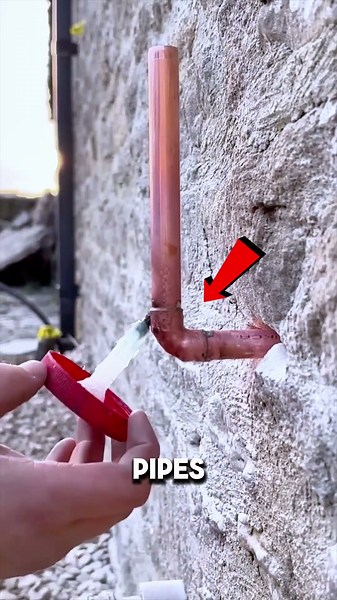 Wall faucet brass fitting technique #installation #diy #plumbing